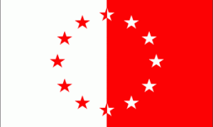 Bandiera dei Walser del Piemonte