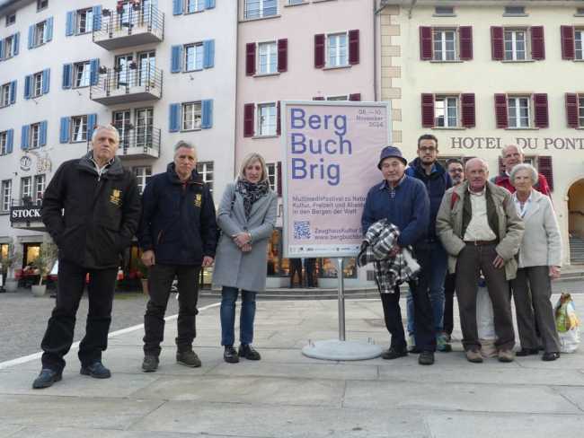 La delegazione italiana al BergBuchBrig