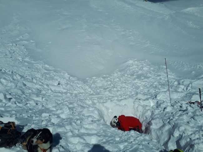 Photo Lawine Police cantonale valaisanne