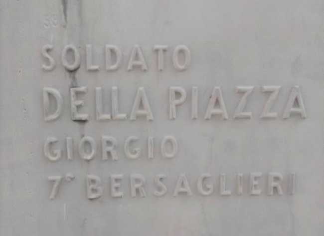 SOLDATO DELLA Piazza