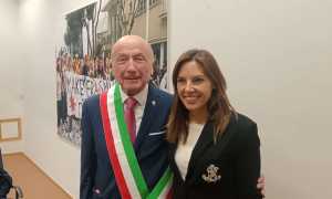 Tovaglieri con il Sindaco di Macugnaga Bonacci