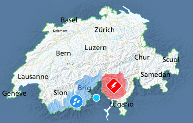 allarme meteo svizzera