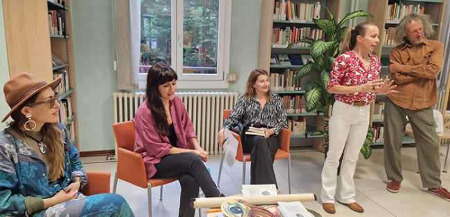 aperitivo artisti biblioteca