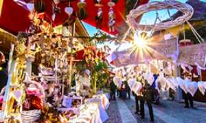 b mercatino natale vigezzo bancarella sole