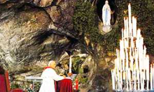 b papa giovanni paolo woitila lourdes