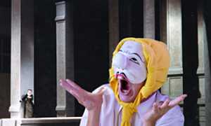 b stranagente maschera teatro