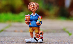 bab sitter pupazzo