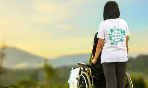 badante carrozzina sedia