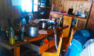 baita devastata interno