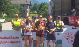 barale francesca premiazione aosta
