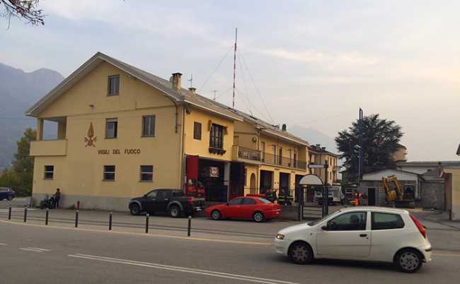 caserma vigili fuoco domo