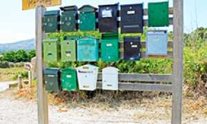 corta cassette buca lettere posta