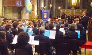 corta coro banda collegiata