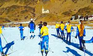 corta formazza poca neve sci fondo