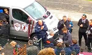 corta furgone juve domo