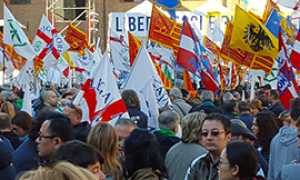 corta lega bandiere bologna