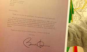 corta lettera obama