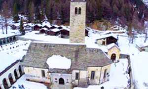 corta macugnaga Chiesa Vecchia drone 