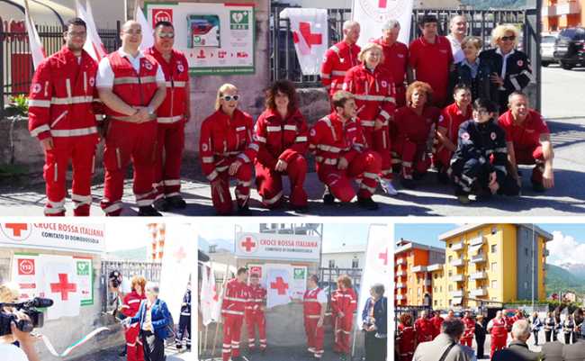 croce rossa inaugurazione dae