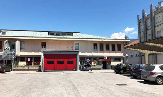 domo ospedale entrata ambulanze