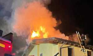incendio tetto vvf