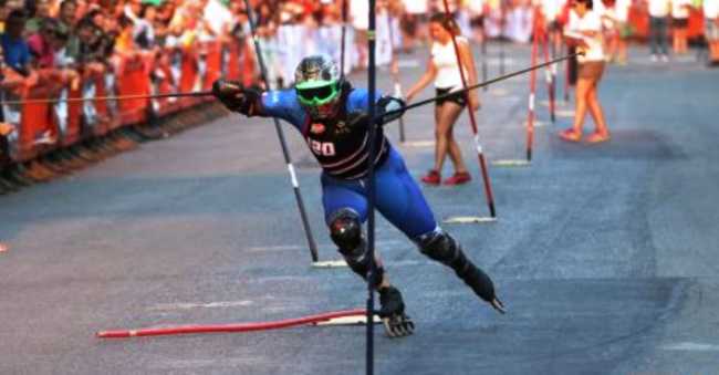 inline slalom
