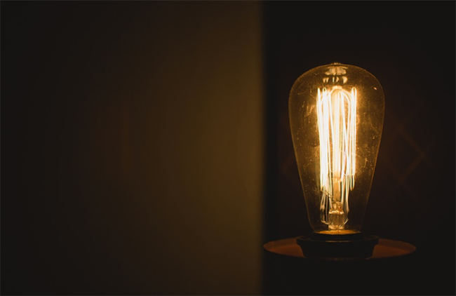 lampadina buio