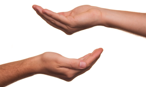 mani donazione