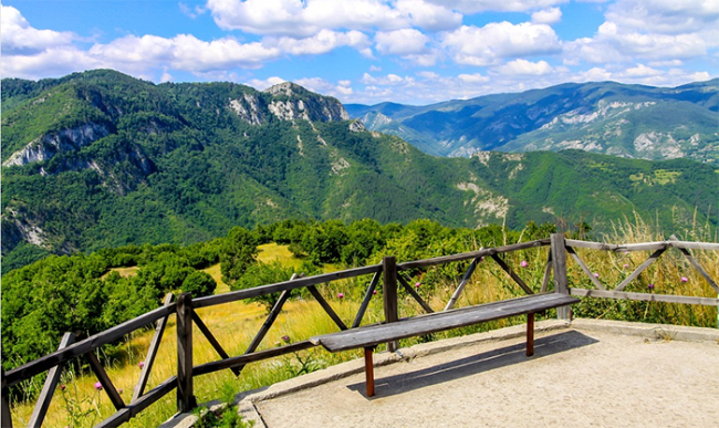 montagna osservazione panorama