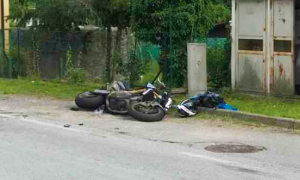 moto incidente pirro giu 18