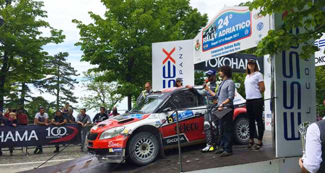 nucera rally adriatico palco