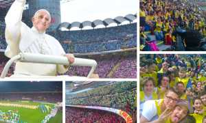 papa francesco san siro mix