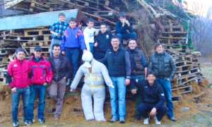 preprazione falo rumianca befana