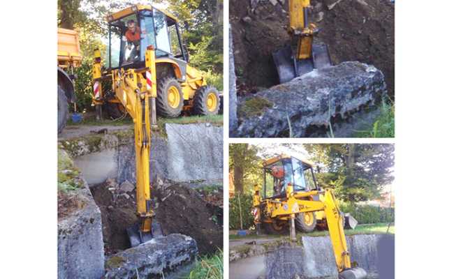 pulizia canale scavatore mix