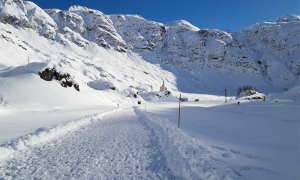 riale neve chiesa foto renzo michetti