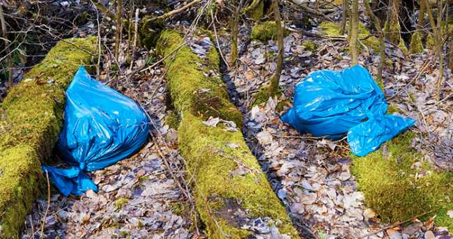 sacchetti riufiti natura