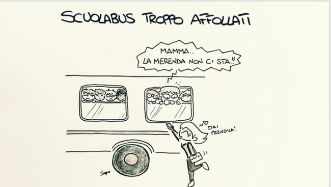 sapo scuolabus affollati