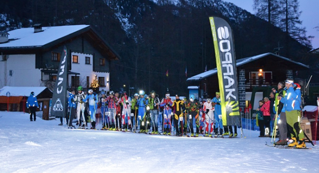 scialpinismo notturna macugnaga dic 18