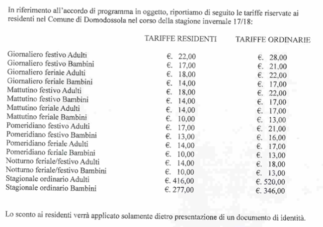 sconti domobianca residenti