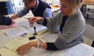 seggio scheda timbro scrutatori