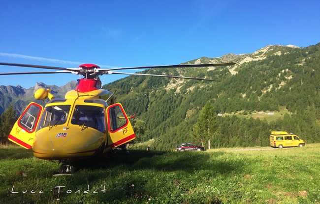 soccorso elicottero cc furgone montagna