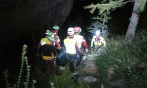 soccorso notte bosco luce testa