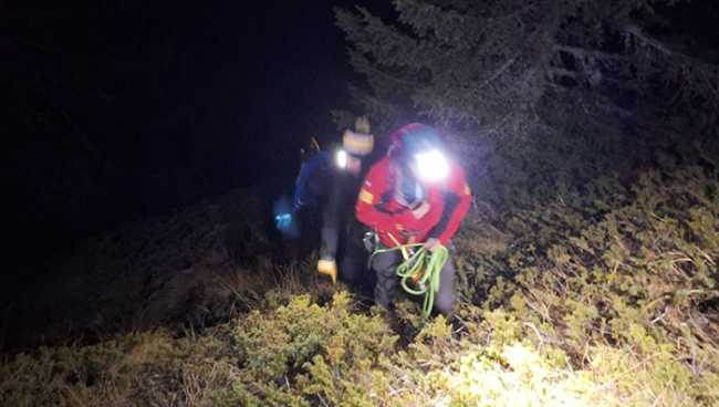 soccorso notte salita