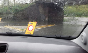 sottopasso premosello pioggia cruscotto