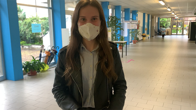 studente scuola covid coronavirus macherina