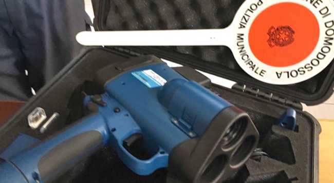 telelaser polizia locale domo