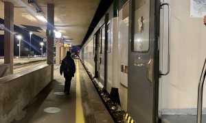 treno notte binario