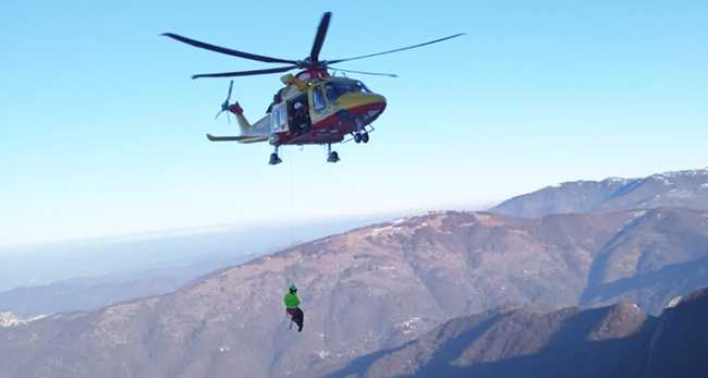 verricello volo 118 soccorso