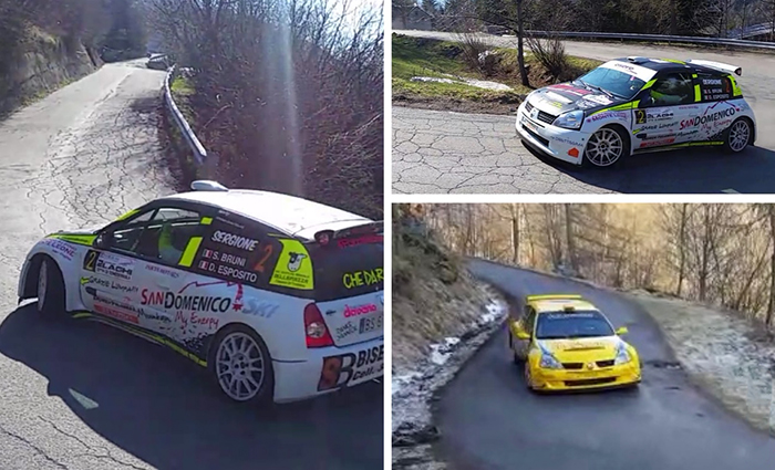 Tris di Caffoni- Minazzi, vincono anche la San Domenico ed a metà gara guidano il Rally 2 Laghi