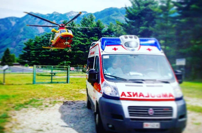 Incidente sul lavoro a Mergozzo: cade da 7 metri, è grave 